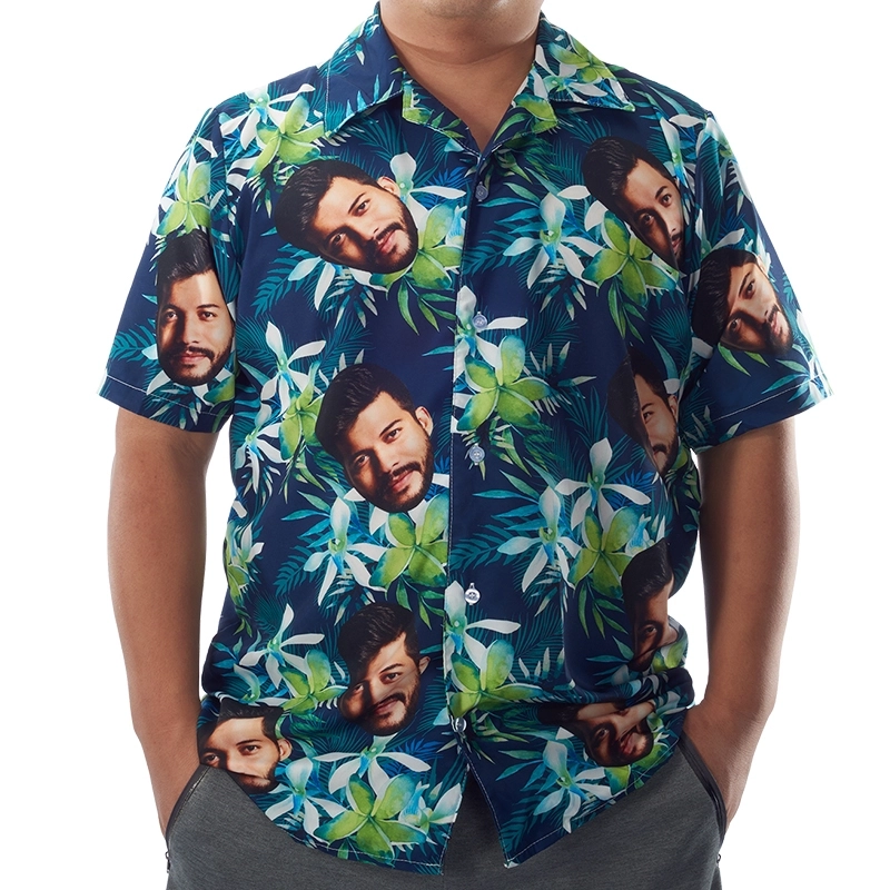 Three Faces Custom Hawaiian Shirt - Customizable Group Hawaiian Shirts - Personalized Custom Made Aloha Shirts (3)